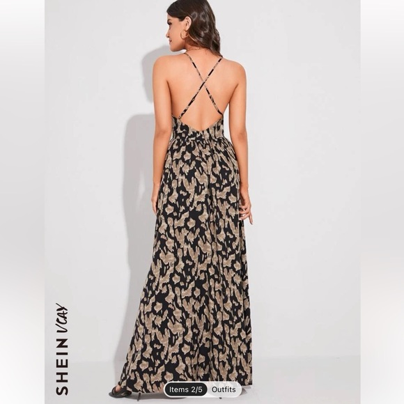 NWOT | Maxi Print Dress - Picture 2 of 5